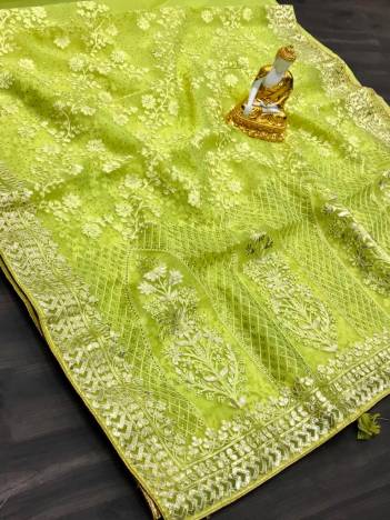 MAHESWARI BY RAJ MANDIR HEAVY ORGANZA SILK MANUFACTURER IN SURAT